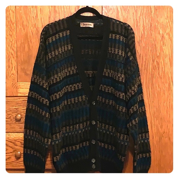 Vintage Sweaters - Vintage JANTZEN cardigan sweater XL